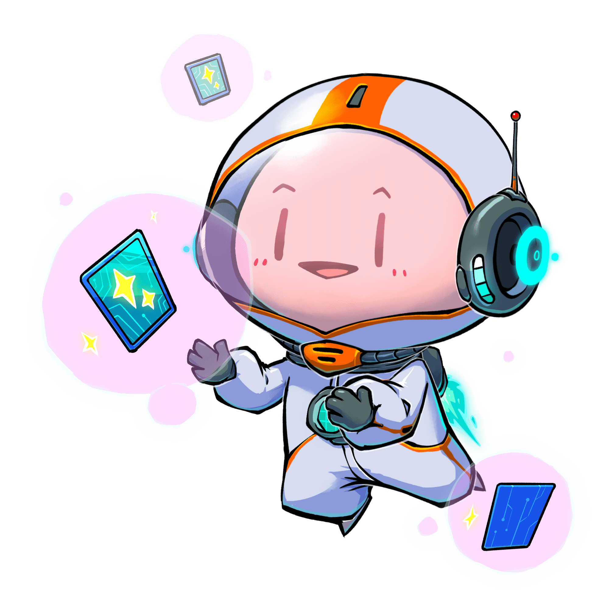 Mochisan scanning alien lifeforms